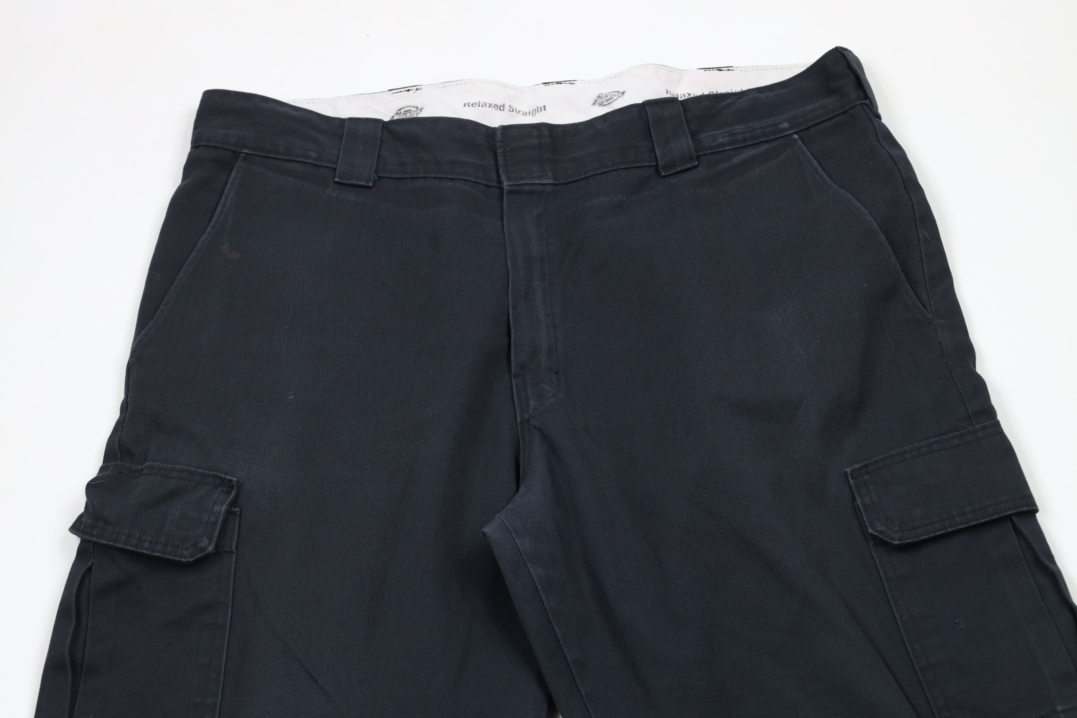 Dickies × Vintage Vintage Dickies Relaxed Straight Wide Leg Cargo Pants Black Size US 40 / EU 56 - 2 Thumbnail