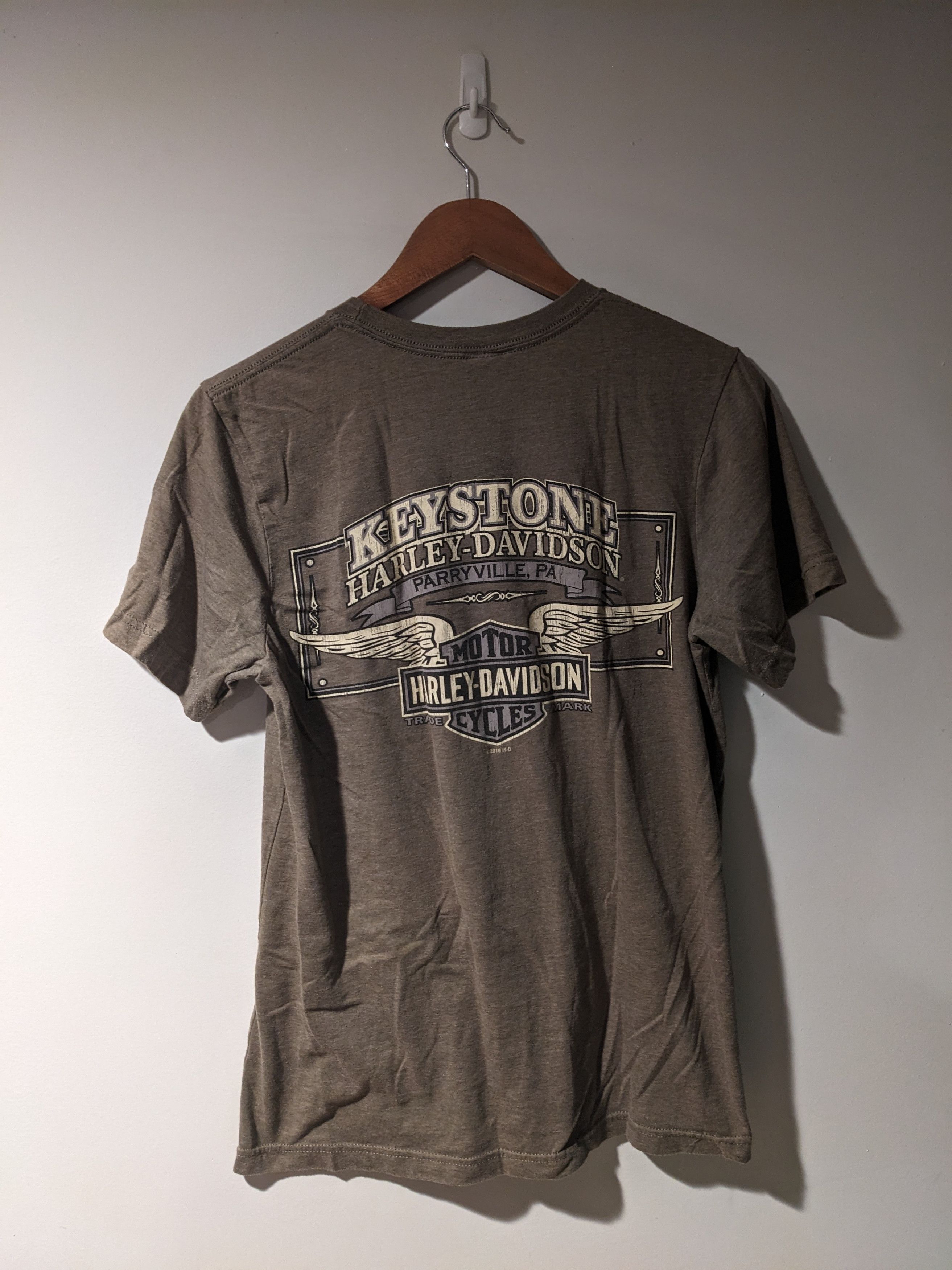 Harley Davidson × Vintage Vintage 2018 Harley Davidson Motorcycle Medium T-Shirt Size US M / EU 48-50 / 2 - 5 Thumbnail