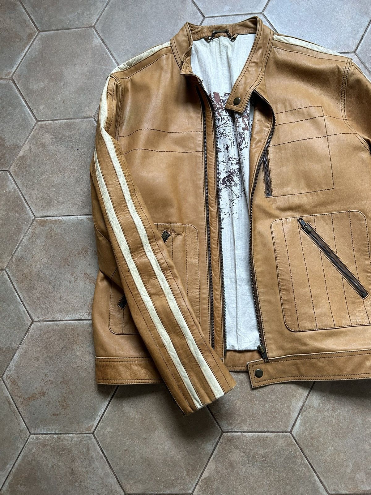 If Six Was Nine Vintage Japan Leather Jacket True Vintage Look Size US M / EU 48-50 / 2 - 4 Thumbnail