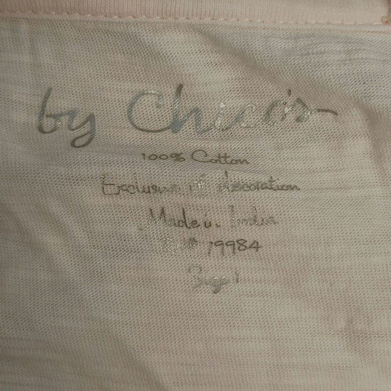 Chicos BY Chico's Women's 1 Off White Cotton Sleeveless Top Size XL / US 12-14 / IT 48-50 - 3 Thumbnail