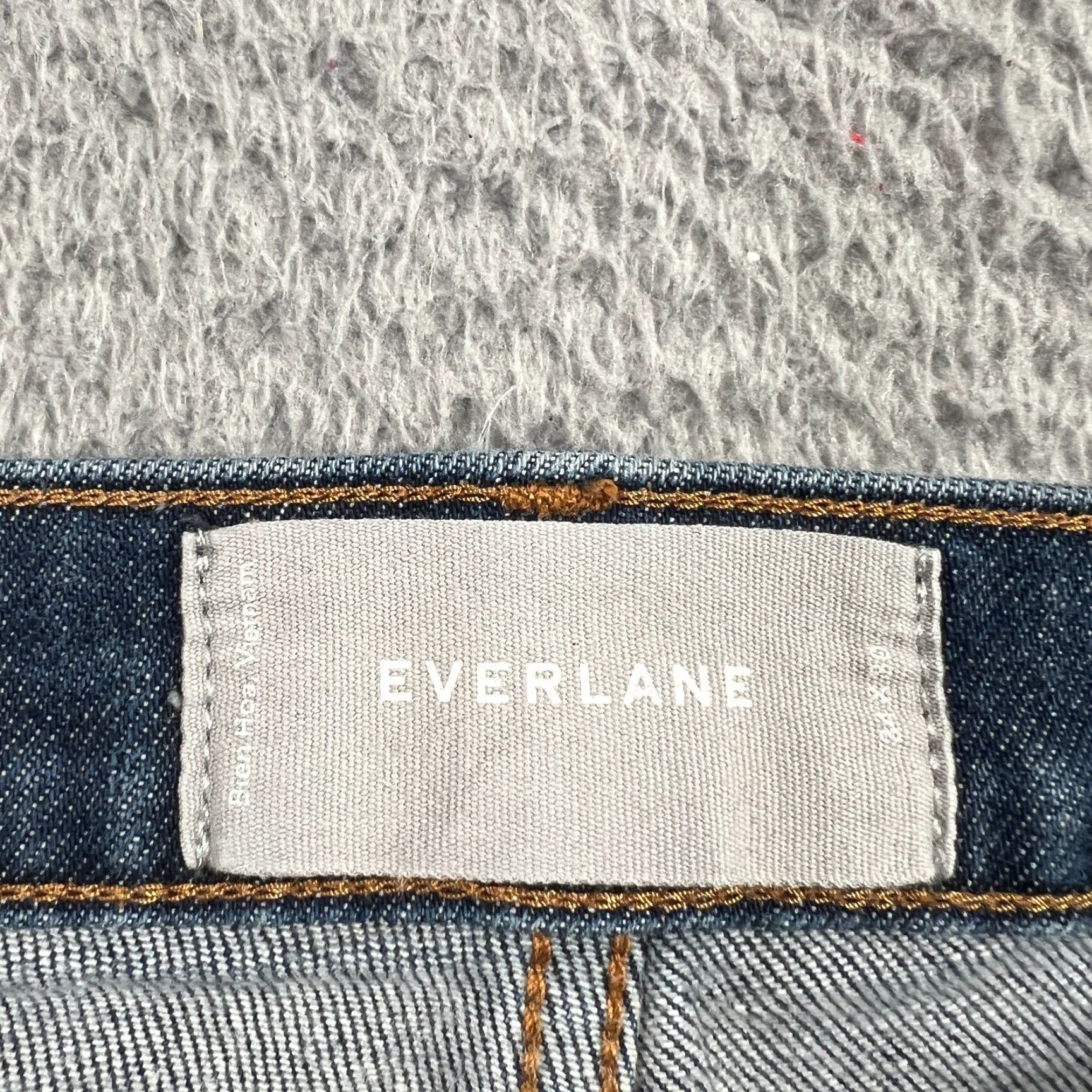 Everlane EVERLANE Jeans Slim Fit Straight Leg Men's 33x30 Blue Denim 90s Size US 33 - 6 Thumbnail