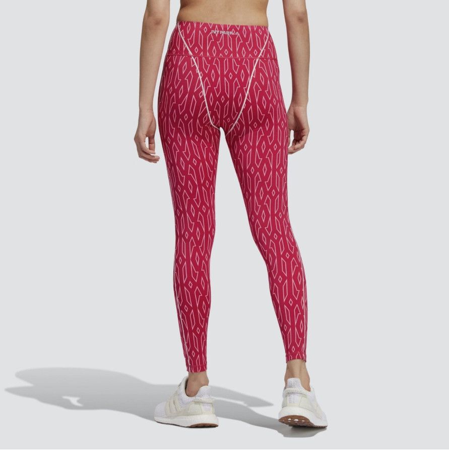 Adidas Adidas H21139 Ivy Park Monogram Tights Bold Pink ( S ) Size 27" / US 4 / IT 40 - 2 Thumbnail