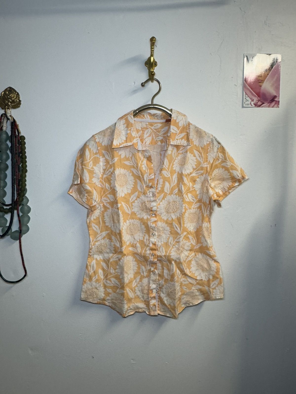 Tommy Bahama × Vintage Vintage Tommy Bahama button-down shirt sunflower medium EUC Size M / US 6-8 / IT 42-44 - 2 Thumbnail