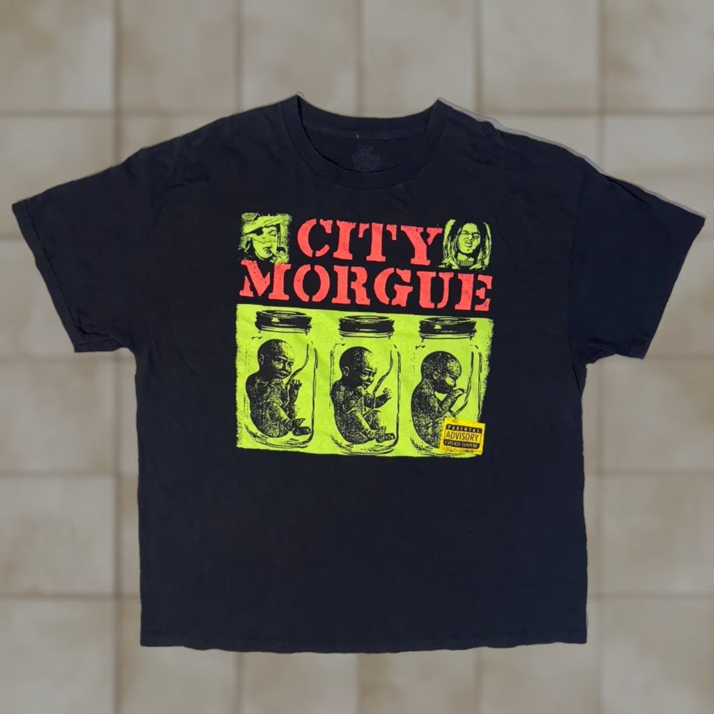 Vintage City Morgue T-Shirt XL Black Logo Short Sleeve Crew Neck Men Merch 2020-2029 Vintage No Size US XL / EU 56 / 4 - 1 Thumbnail