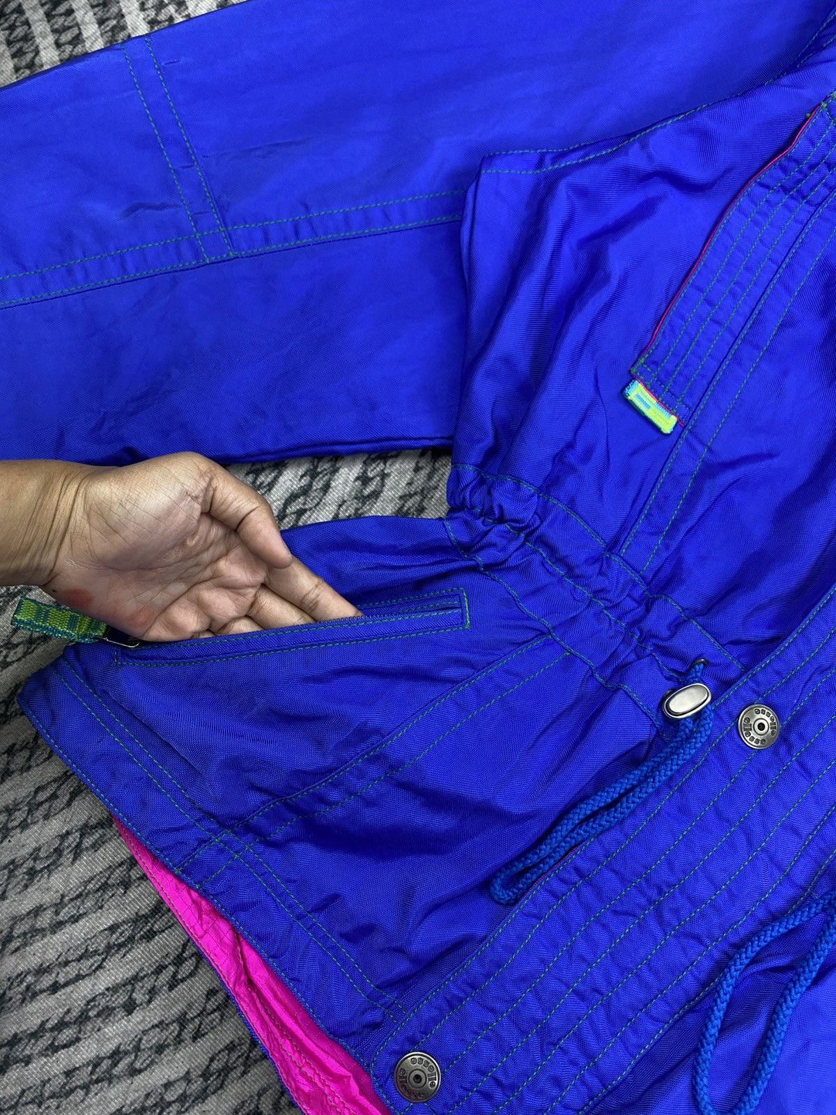 Ellesse × Goldwin Vtg Ellesse X Goldwin S.E.P.G Unit Pink Lining Ski Jacket Size US XL / EU 56 / 4 - 10 Thumbnail