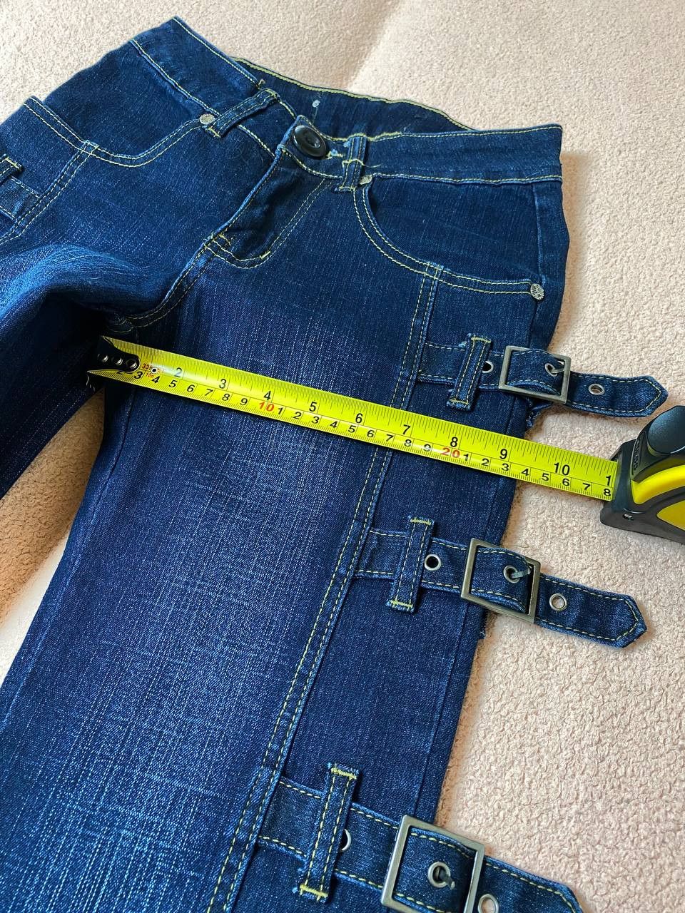 Japanese Brand Vintage Jeans Y2K Grunge Low Rise Bootcut Denim Jeans Size 25" / US 0 / IT 36 - 4 Thumbnail