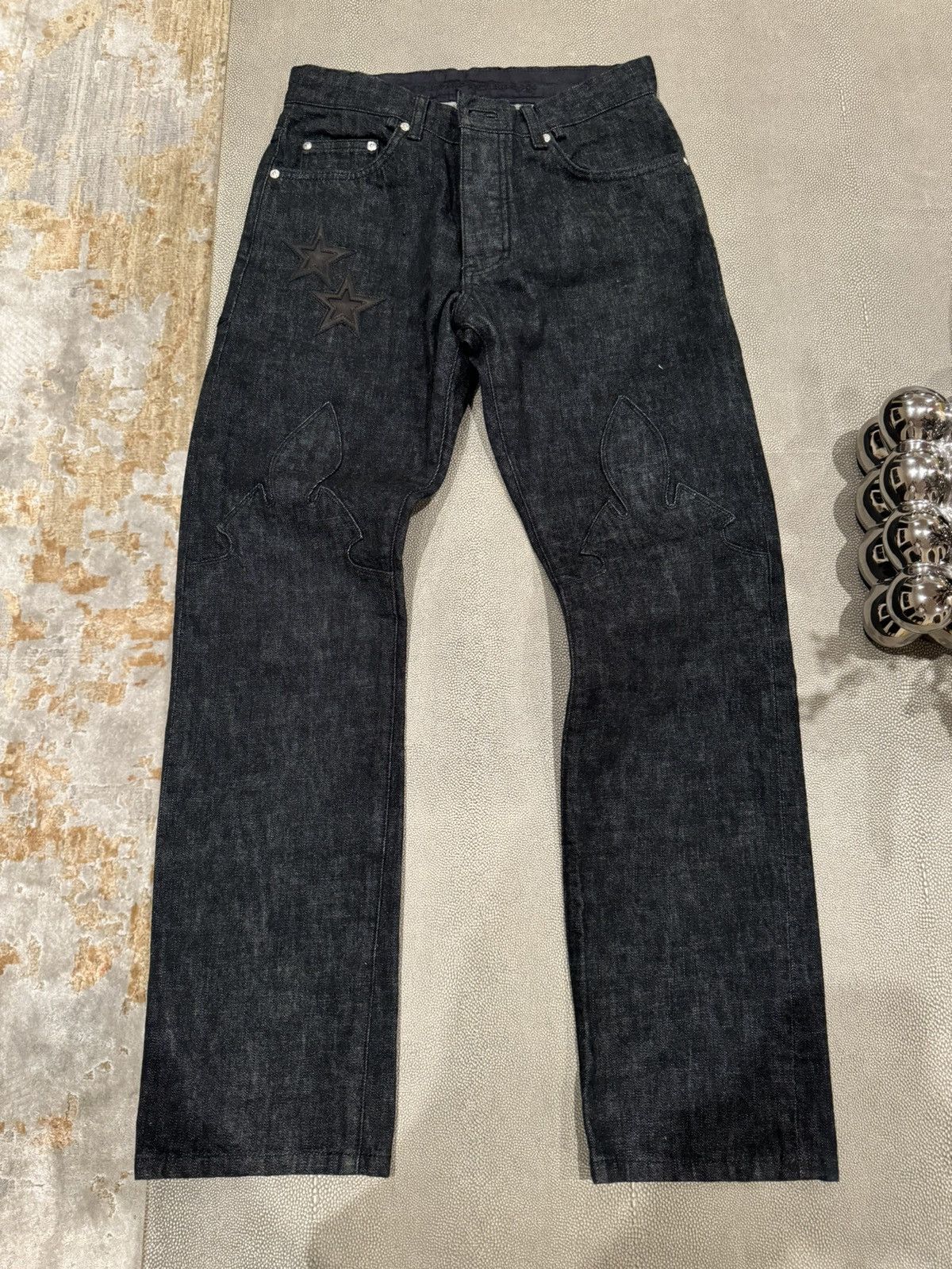 Chrome Hearts Chrome Hearts Star Patch Denim Jeans Size US 30 / EU 46 - 1 Thumbnail