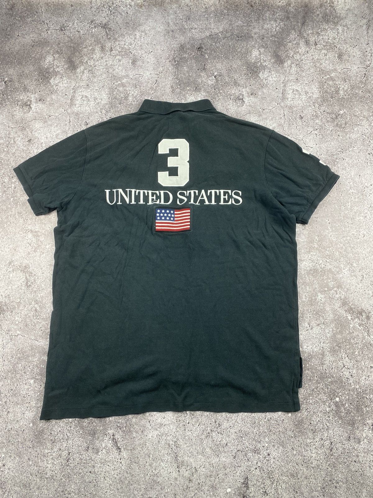 Polo Ralph Lauren Ralph Chief KeeF USA 3 America Polo Shirt Rare big logo Size US XL / EU 56 / 4 - 5 Thumbnail