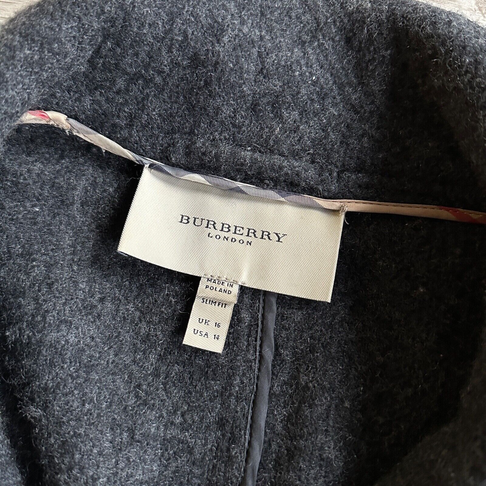 Burberry Burberry Slim Fit Wool Cashmere Grey Blazer Jacket 8372AC Size XL / US 12-14 / IT 48-50 - 3 Thumbnail