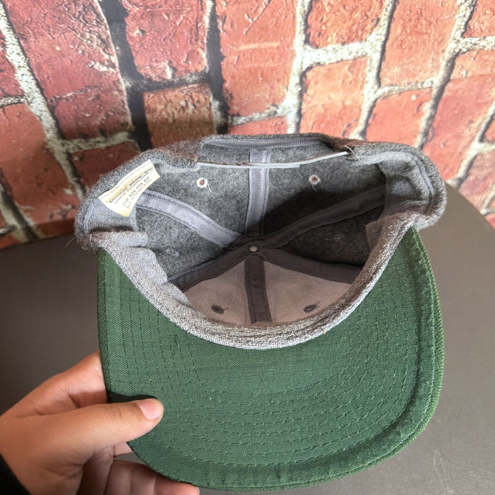 Goorin Bros. VINTAGE Goorin Bros Thrasher Hat Gray Green Baseball Cap Adjustable Men XL Gray Goorin Bros Hat Thrasher Vintage Cap Size ONE SIZE - 3 Thumbnail