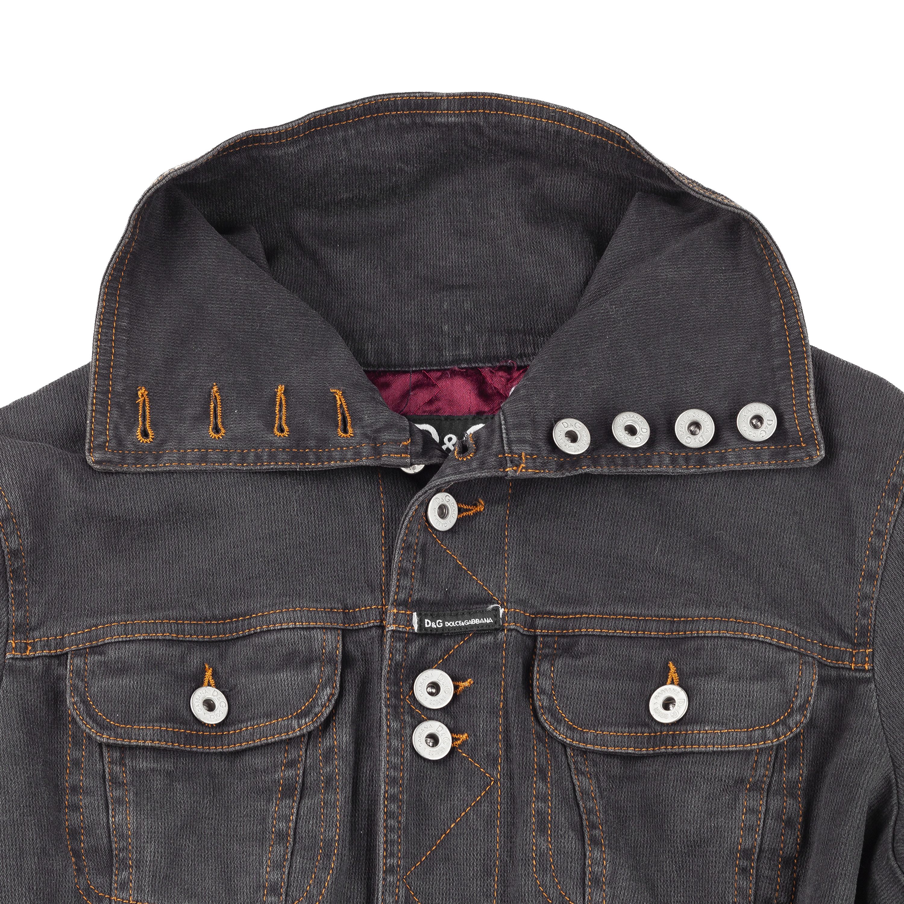 Dolce & Gabbana Dolce & Gabbana Multi-button Dark Denim Jacket Size M / US 6-8 / IT 42-44 - 4 Thumbnail