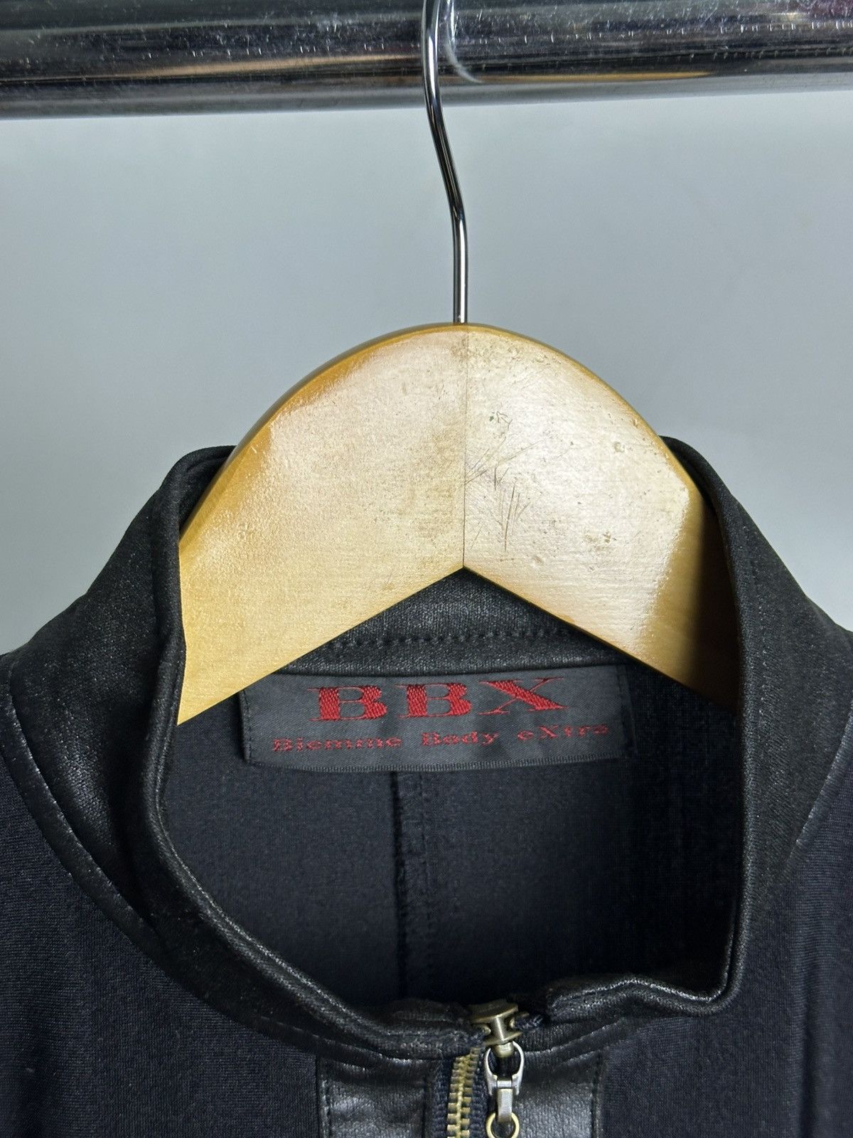 If Six Was Nine × Le Grande Bleu (L.G.B.) Punk Waxed Jacket by Biamme Body Extra Size US S / EU 44-46 / 1 - 4 Thumbnail