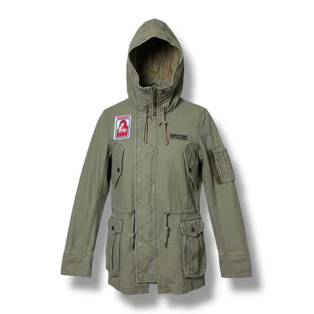 Hysteric Glamour Multi Pocket Tactical Zipper Parka Jacket