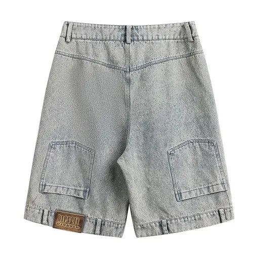 Other Men's washed distressed loose straight denim shorts Size US 32 / EU 48 - 1 Thumbnail