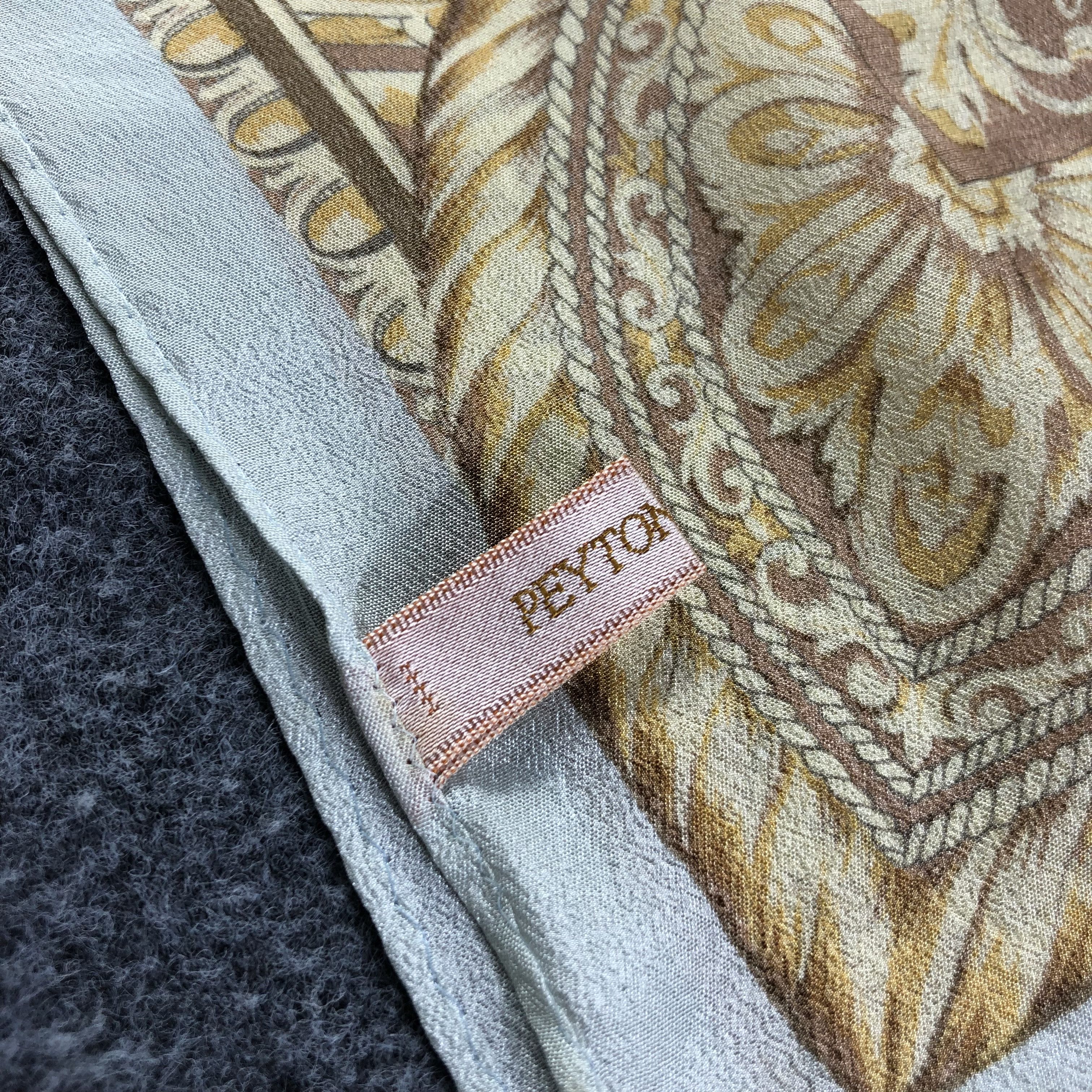 PPFM Peyton Place PPFM Baroque Silk Scarf M500 Size ONE SIZE - 3 Thumbnail