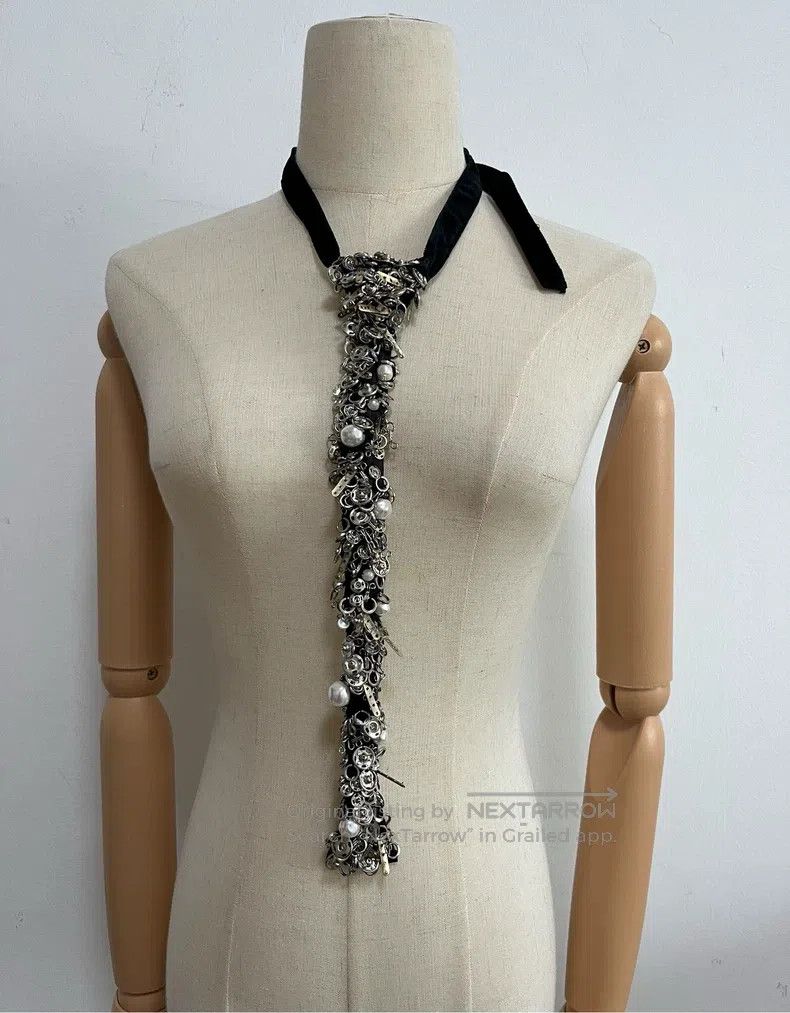 Comme des Garcons Comme Des Garcons Tie with metal accessories Size ONE SIZE - 1 Thumbnail
