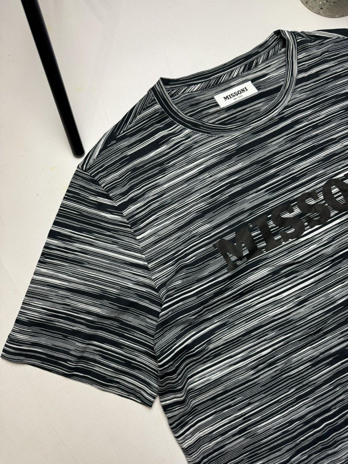 Missoni Rare vintage Missoni T-shirt big logo y2k Size US L / EU 52-54 / 3 - 3 Thumbnail