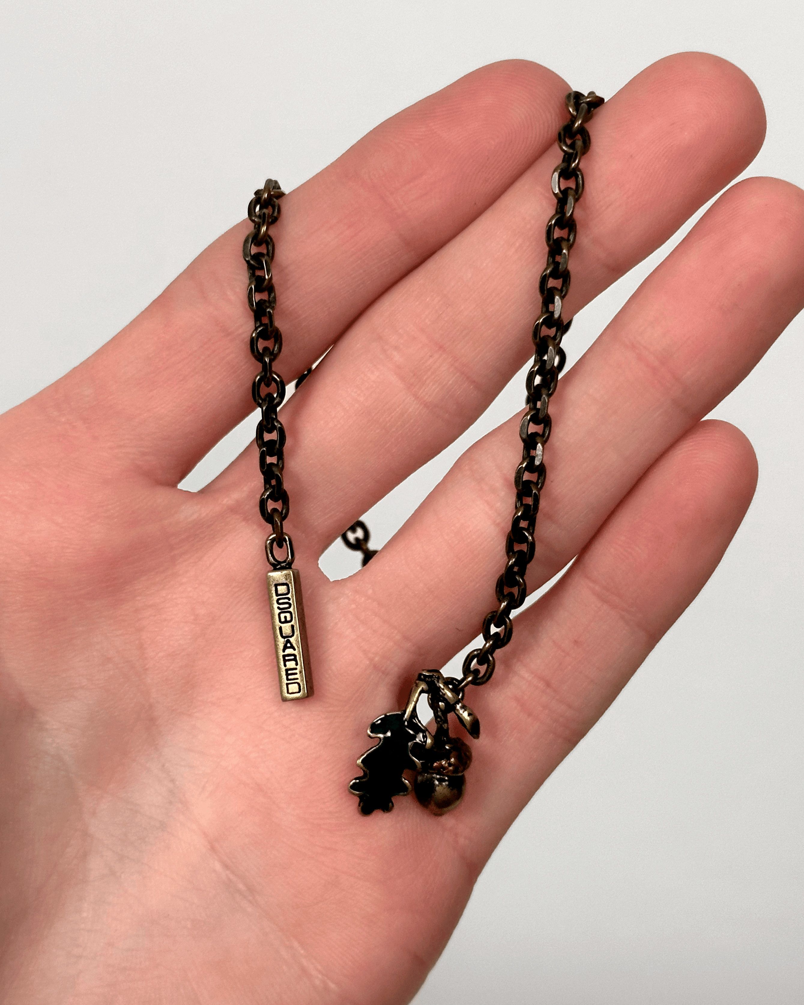 Dsquared2 Dsquared2 Acorn Brass Necklace Size ONE SIZE - 2 Thumbnail