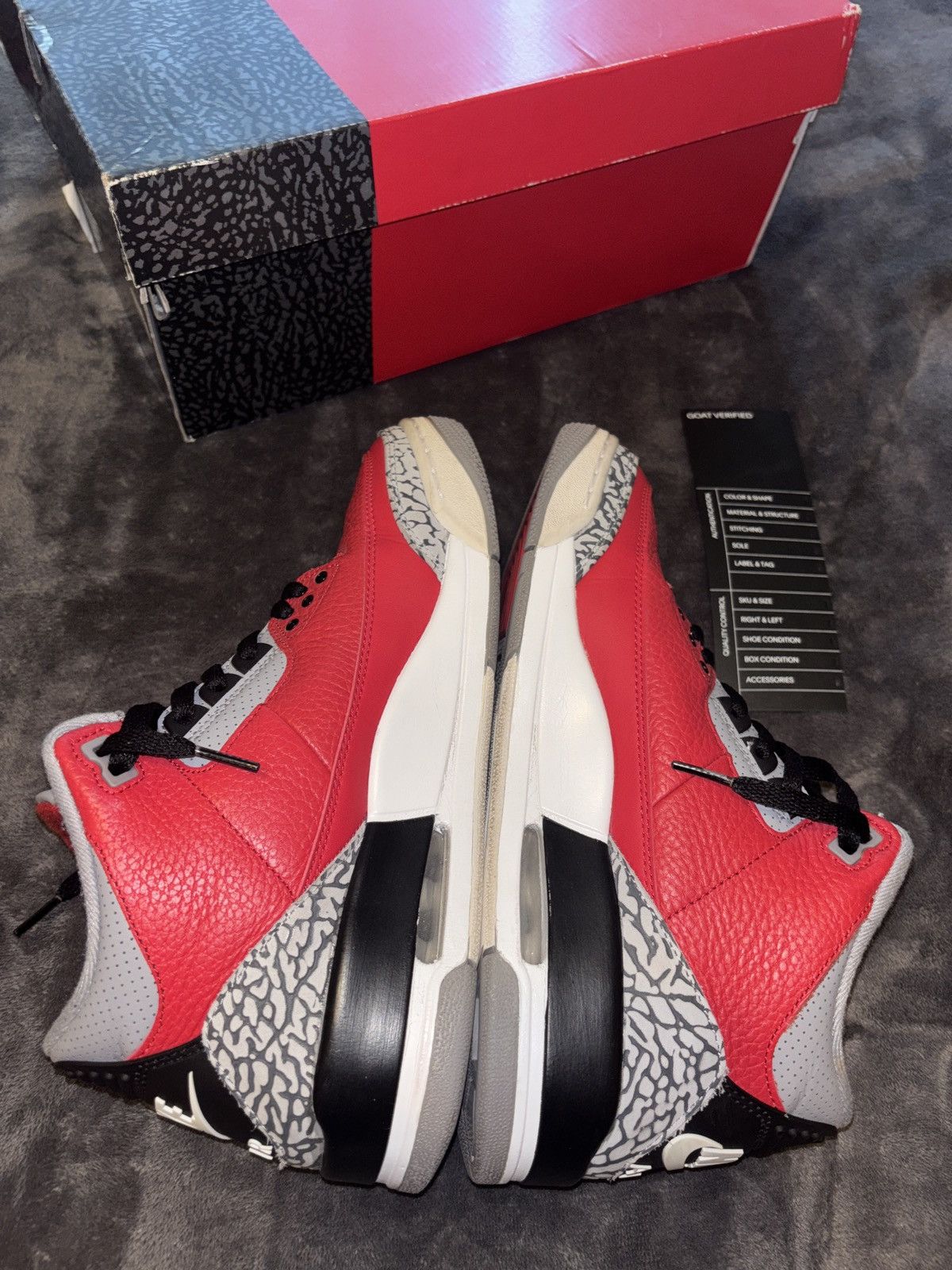 Jordan Brand Air Jordan 3 Retro SE “Red Cement” Size US 9 / EU 42 - 9 Thumbnail