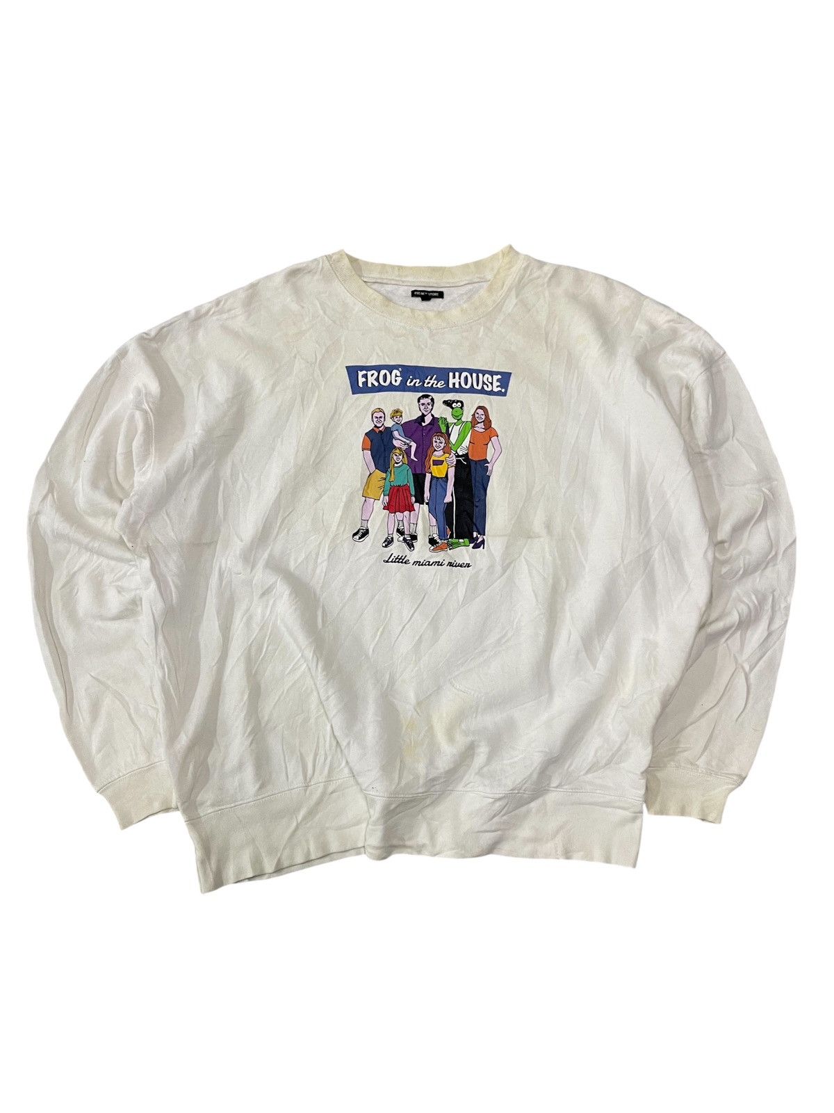 Other Vintage Freak’s Store Sweatshirt Crewneck White Big Logo Size US M / EU 48-50 / 2 - 1 Thumbnail
