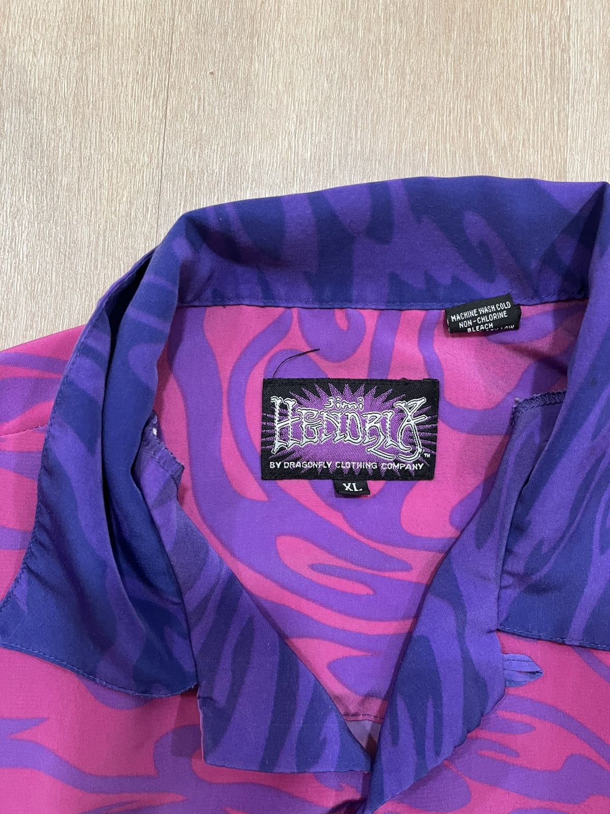 Vintage Vintage Jimi Hendrix All Over Print Shirt Size US XL / EU 56 / 4 - 3 Thumbnail