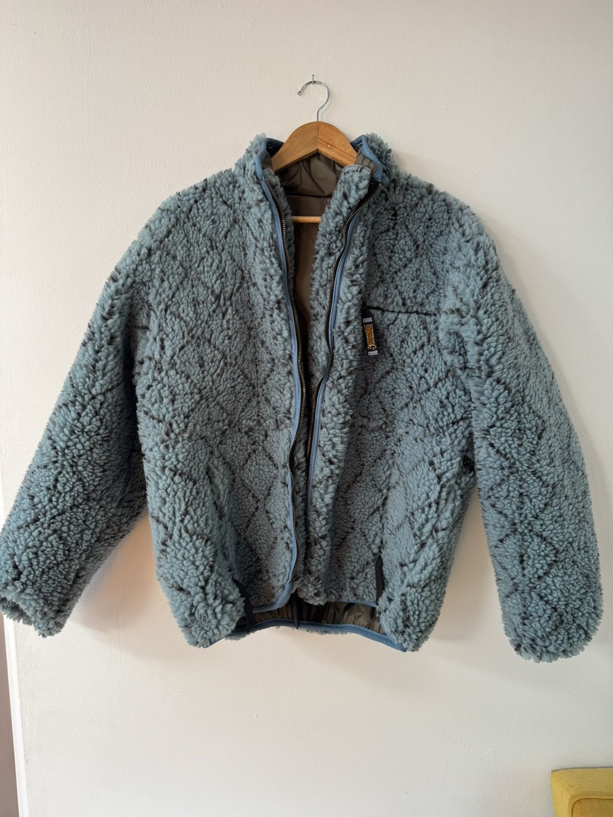 Kapital Kapital BOA Sashiko Sherpa Fleece Reversible Bomber Size US M / EU 48-50 / 2 - 1 Thumbnail