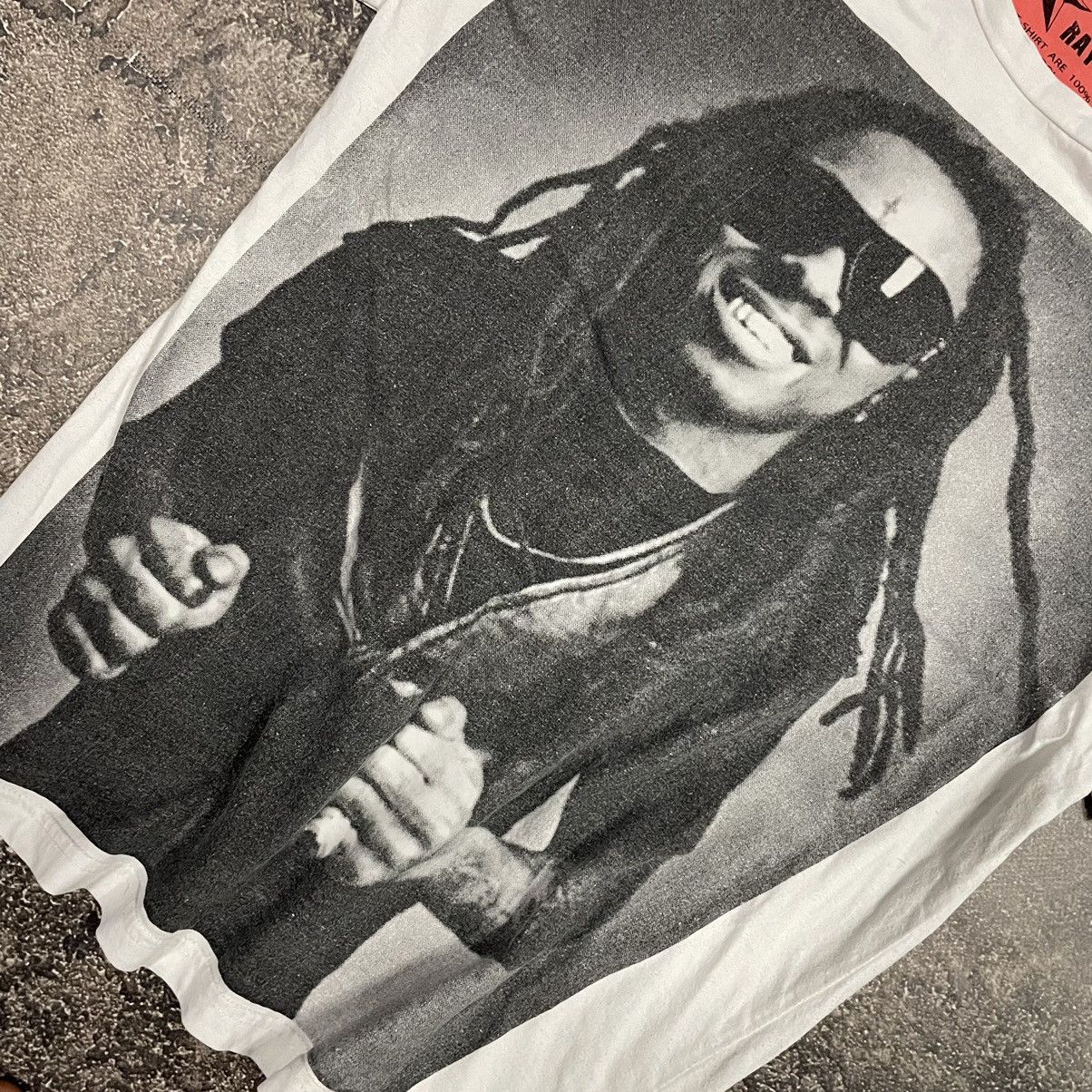 Band Tees × Vintage Ray Girl & Ray Guy vintage Lil Wayne T-Shirt Size M / US 6-8 / IT 42-44 - 4 Thumbnail