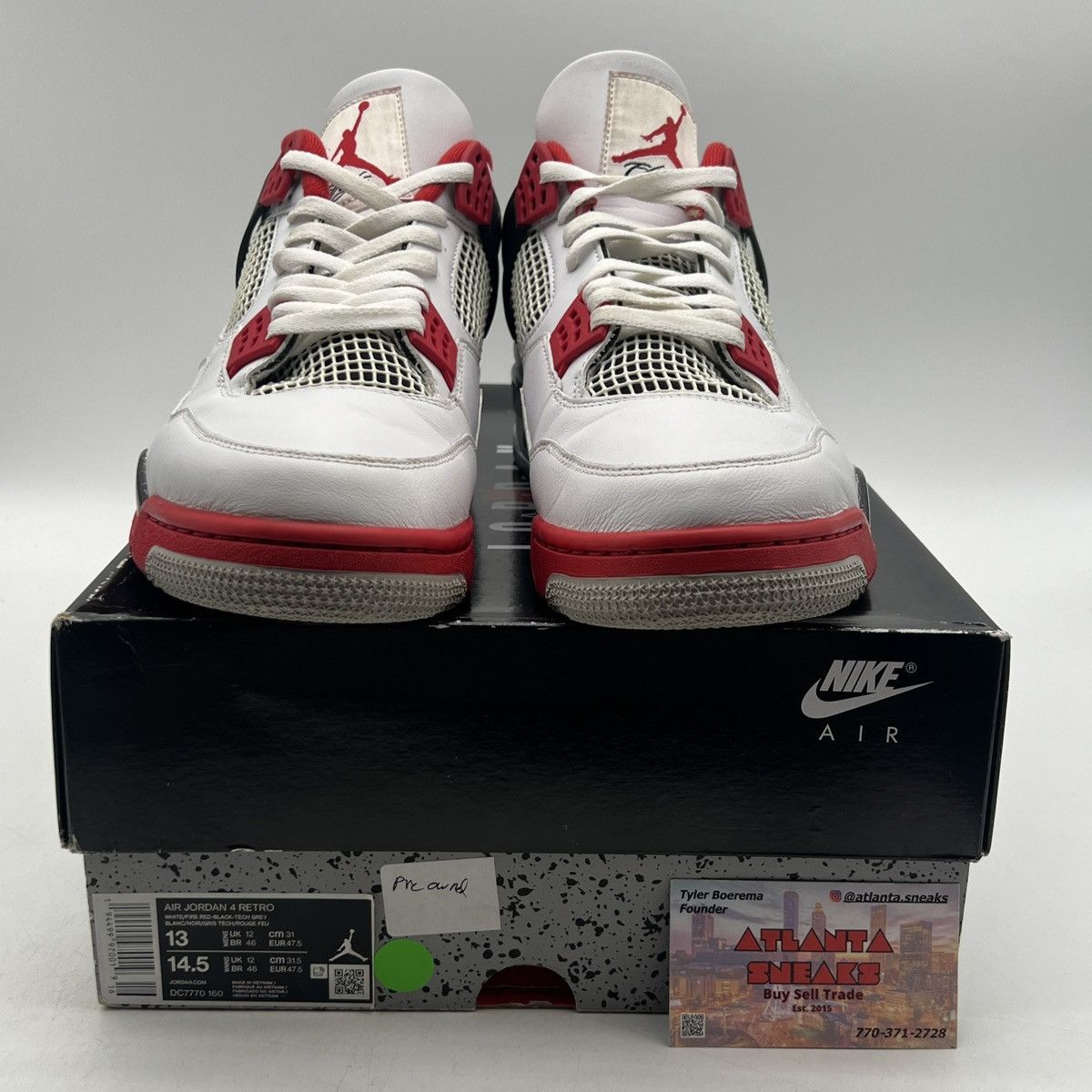 Jordan Brand Air Jordan 4 fire red Size US 13 / EU 46 - 2 Thumbnail