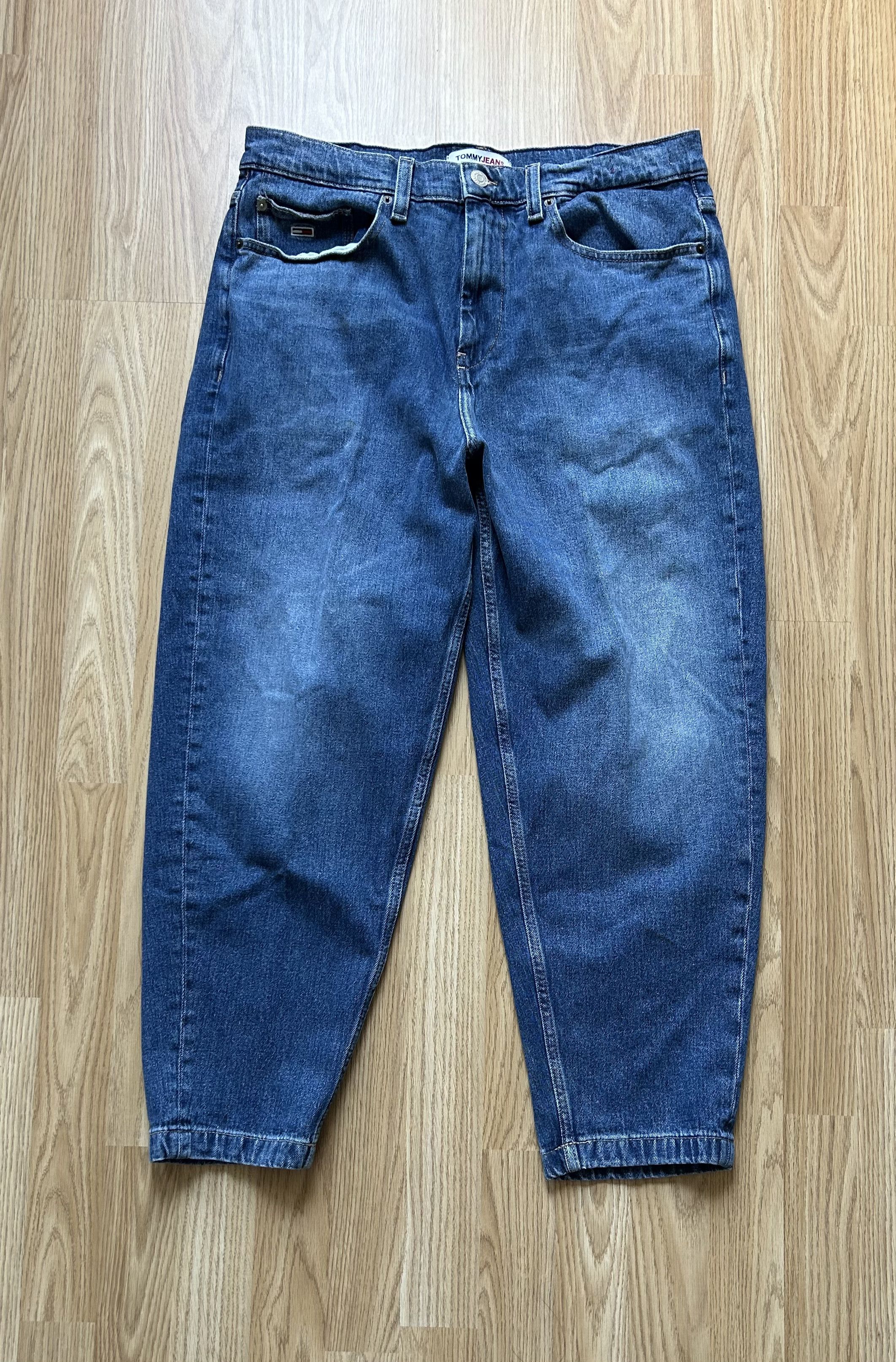 Tommy Hilfiger × Tommy Jeans × Vintage Tommy Jeans Relaxed Fit Dark Wash Jeans Size US 33 - 2 Thumbnail