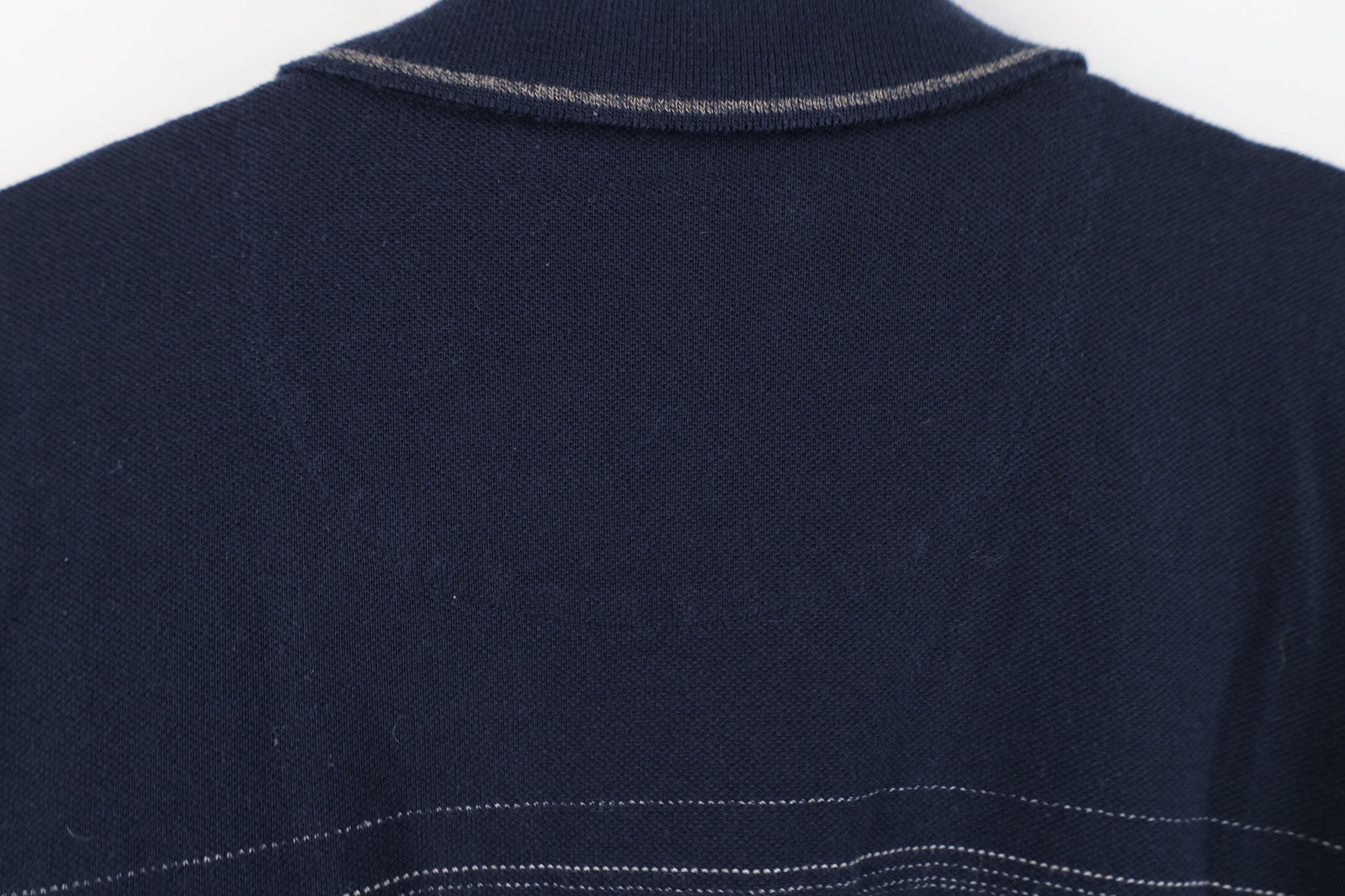 Vintage Vintage 90s Streetwear Striped Knit Pullover Polo Shirt Size US XL / EU 56 / 4 - 9 Thumbnail