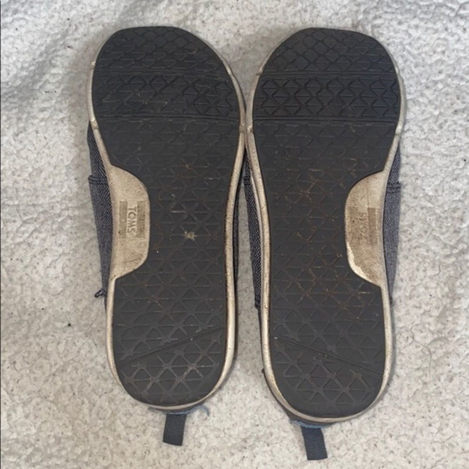 Toms Toms gray chevron canvas sneakers | Sz 9 Size US 9 / IT 39 - 6 Thumbnail
