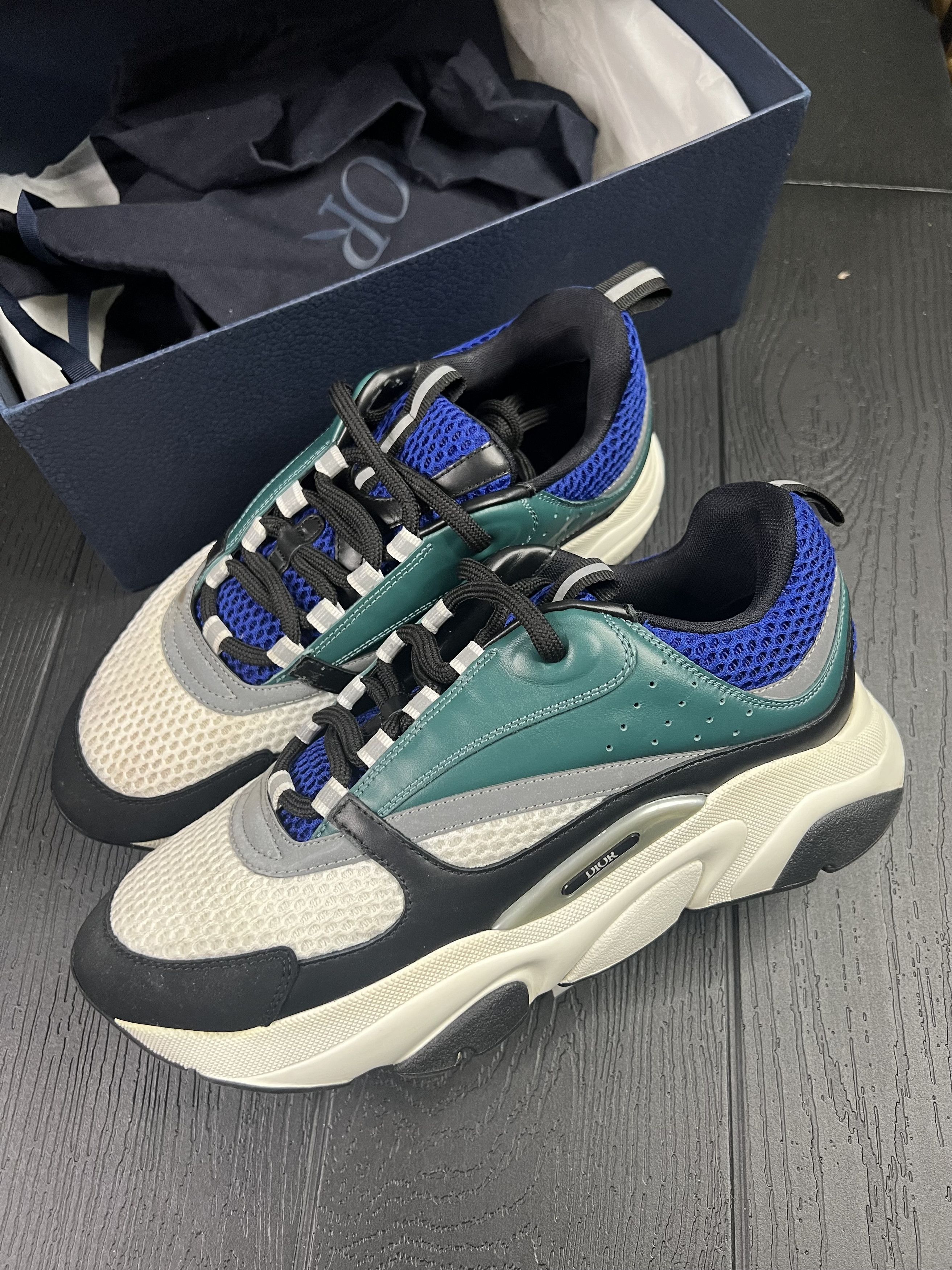 Dior Dior B22 Blue Deep Green Size US 9 / EU 42 - 1 Thumbnail