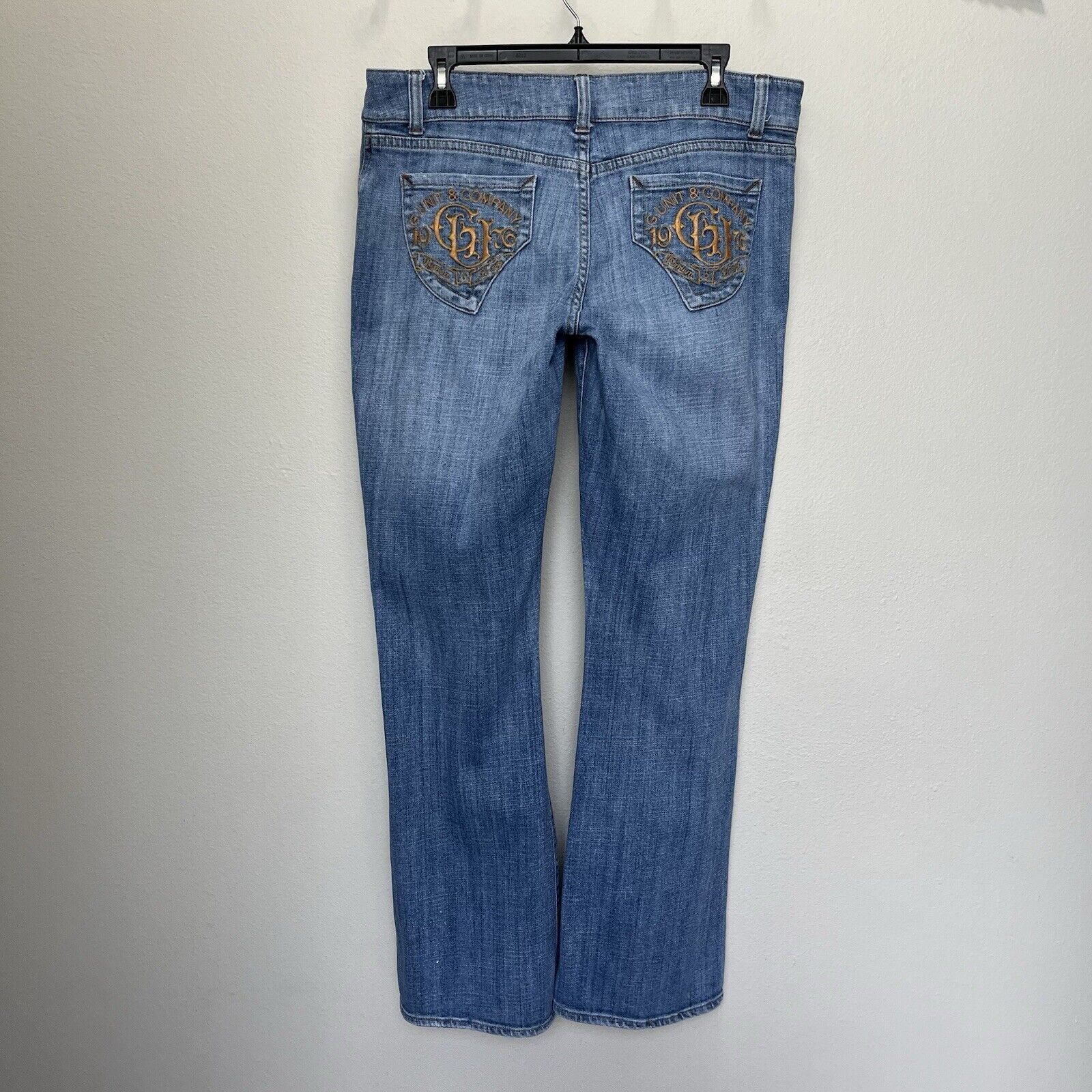 Vintage G-Unit | Vintage Flare Embroidered Pocket Jeans Size 13 Size 32" / US 10 / IT 46 - 5 Thumbnail