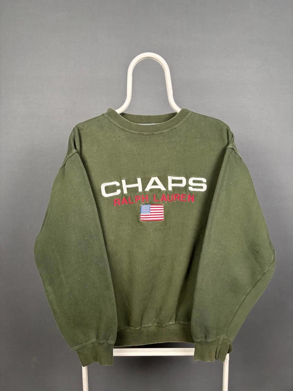 Polo Ralph Lauren Ralph Lauren Chaps Sweatshirt Size XL Green Vintage Size US XL / EU 56 / 4 - 1 Thumbnail