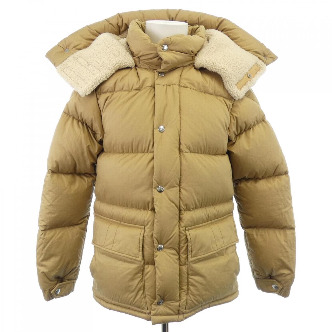 Moncler Moncler Moncler COUSTEAU Sheepskin Down Jacket Leather Outerwear COUSTEAU DUTY FREE for USA Size ONE SIZE - 1 Thumbnail