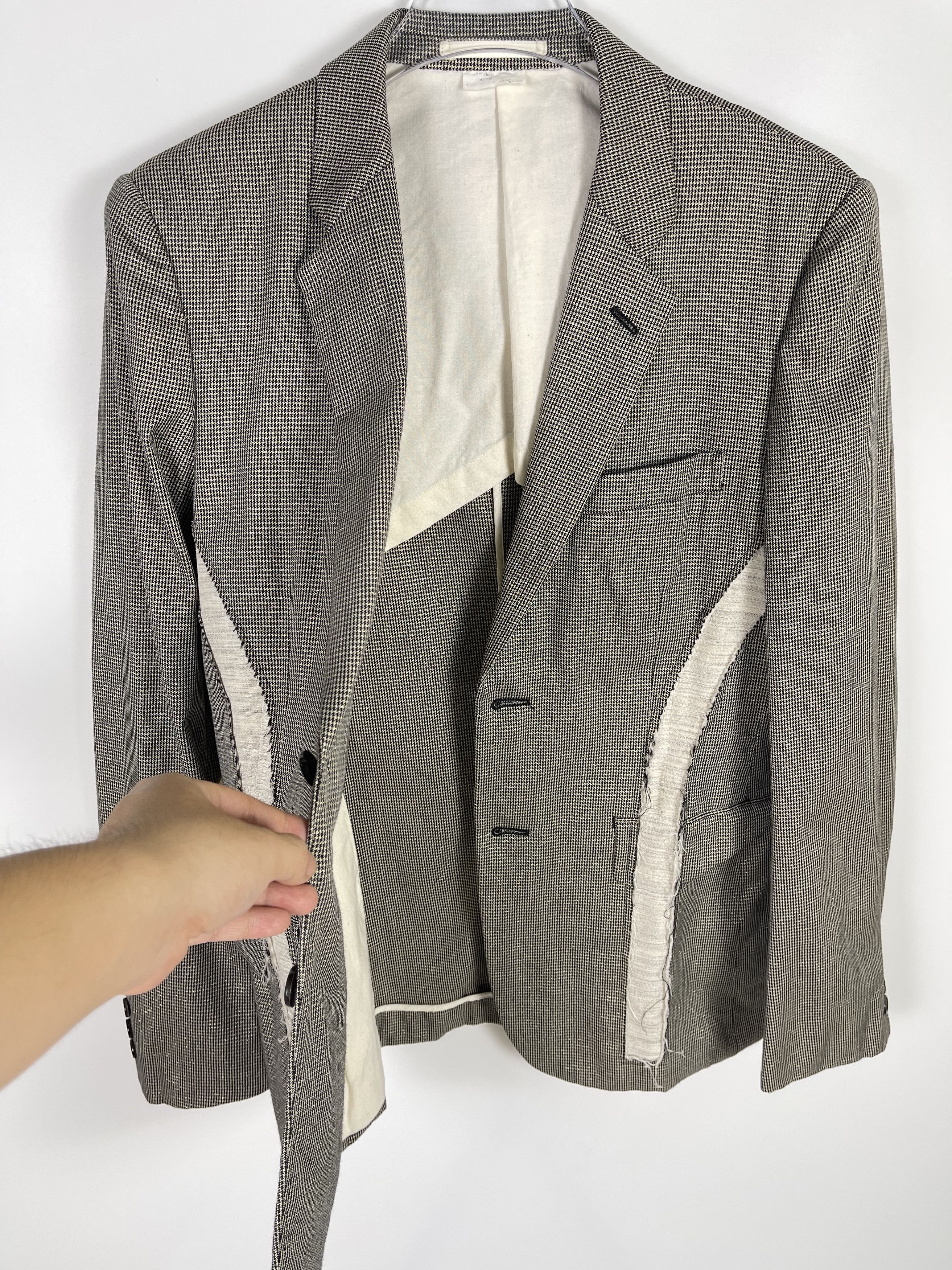 Comme des Garcons × Comme des Garcons Homme Plus Comme des Garcons Homme Plus SS07 Side-cut Gold-weave Blazer Size US S / EU 44-46 / 1 - 4 Thumbnail