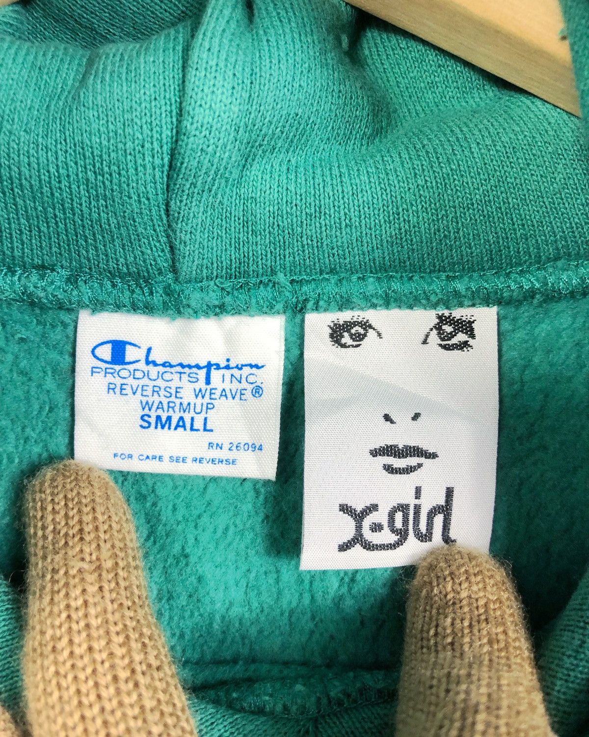 Champion Vintage Champion X X-girl Reverse Weave Big Logo Hoodie Size US S / EU 44-46 / 1 - 9 Thumbnail