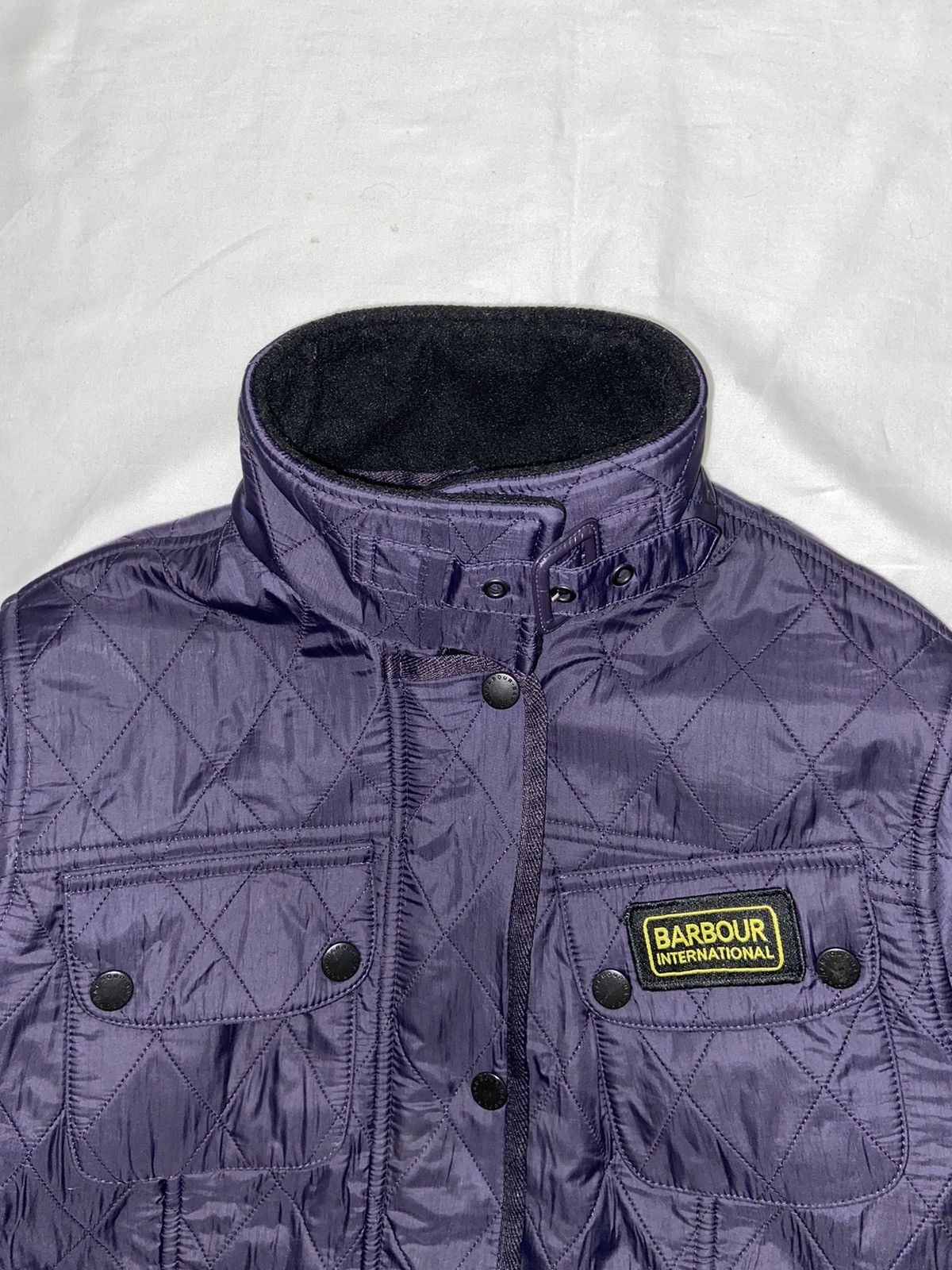 Barbour × Vintage VINTAGE WOMENS BARBOUR INTERNATIONAL JACKET PUFFER LUXURY Size M / US 6-8 / IT 42-44 - 5 Thumbnail
