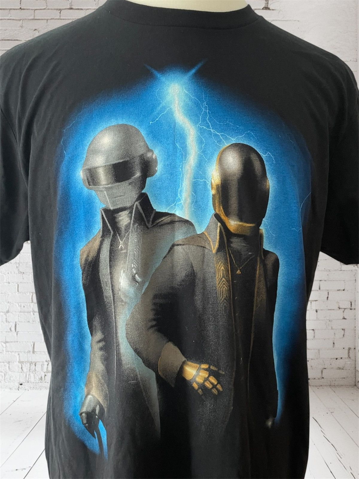 Band Tees Rare Daft Punk x Maxfield Black T- Shirt, Los Angeles Pop Up Size US XL / EU 56 / 4 - 2 Thumbnail