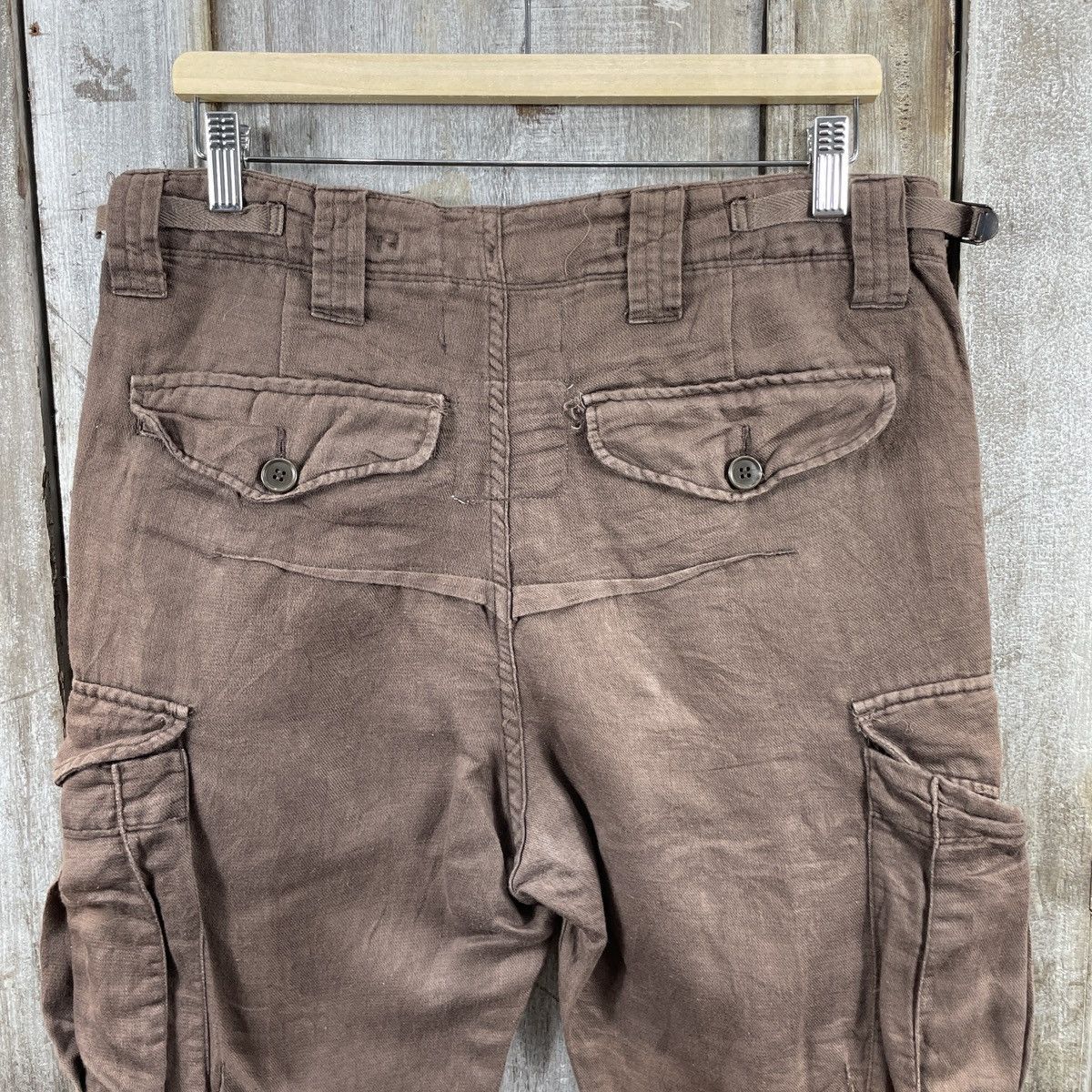 CABANE de ZUCCa × Issey Miyake Vintage Cabane De Zucca Issey Miyake Cargo Pants Size US 33 - 4 Thumbnail