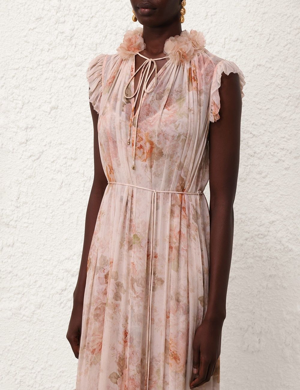 Zimmermann oc11z0925 Illustration Flutter Dress in Multicolor Size M / US 6-8 / IT 42-44 - 5 Thumbnail