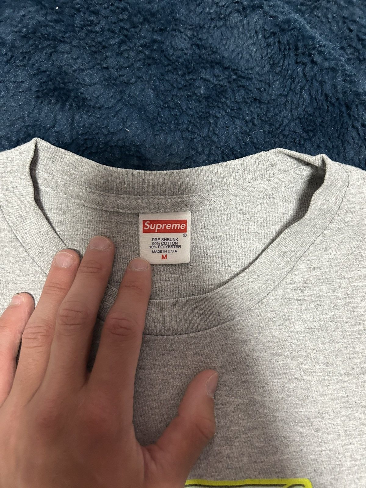 Supreme Supreme greetings tee Size US M / EU 48-50 / 2 - 3 Thumbnail
