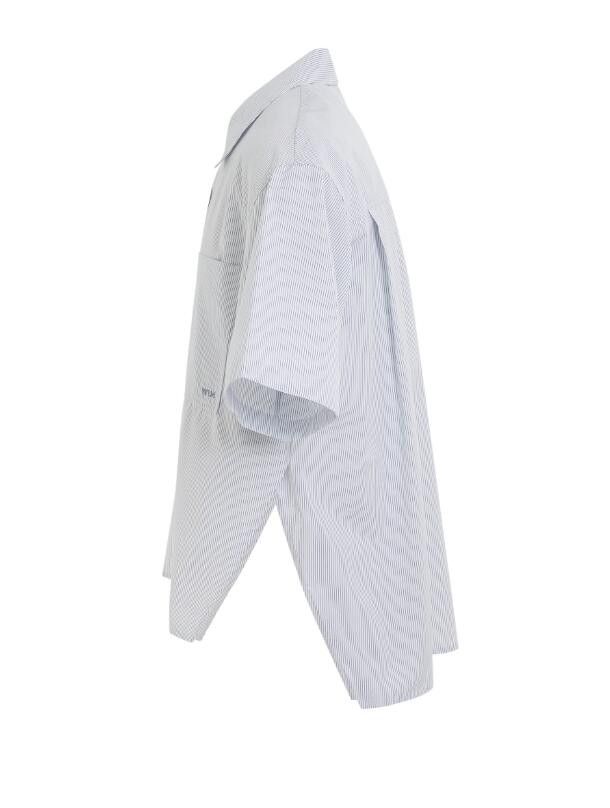 Wooyoungmi BNWT SS23 WOOYOUNGMI SHORT SLEEVES STRIPE SHIRT 46 Size US S / EU 44-46 / 1 - 12 Thumbnail