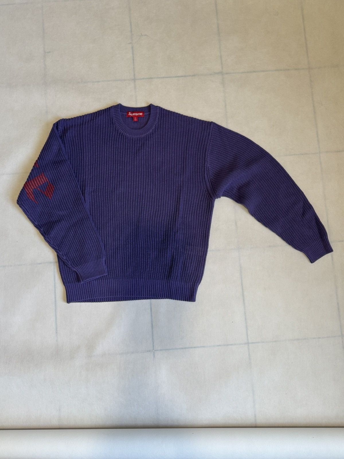 Supreme SUPREME | OLD ENGLISH PRINTED SWEATER SS25 | Grailed