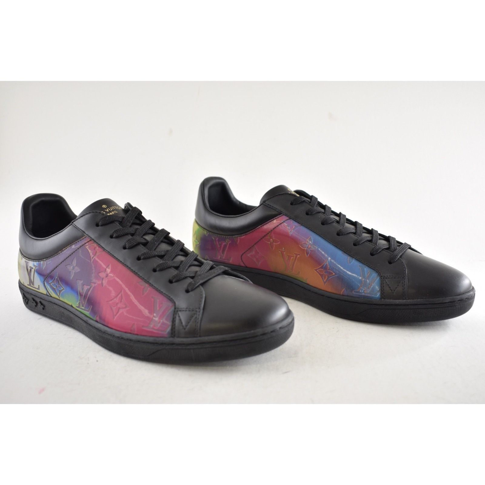 Louis Vuitton Louis Vuitton Luxembourg Prism Black Monogram Logo Low Size US 10 / EU 43 - 5 Thumbnail