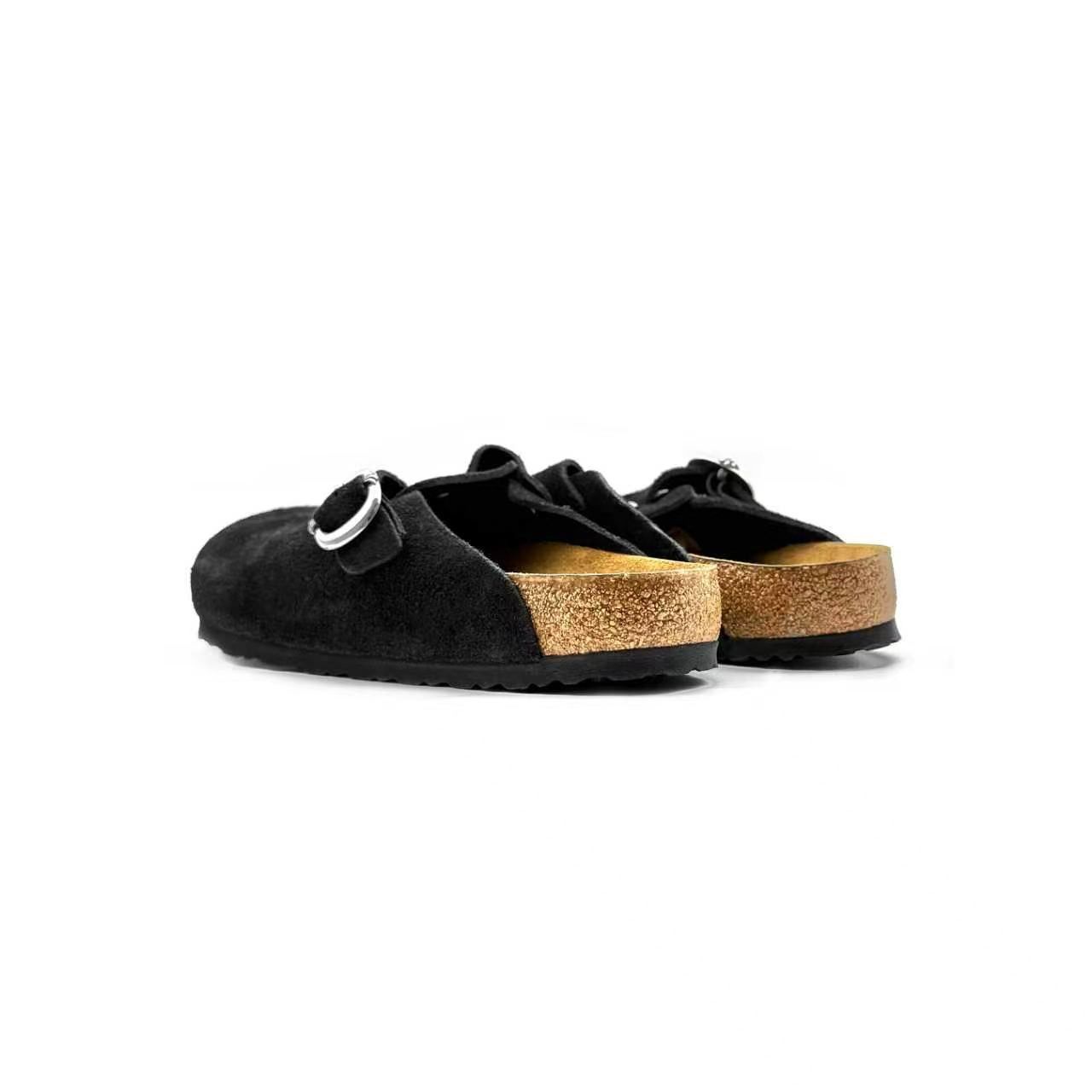 Chrome Hearts Chrome Hearts Birkenstock Silver Dagger Buckle Suede Sandals Size US 10 / EU 43 - 3 Thumbnail
