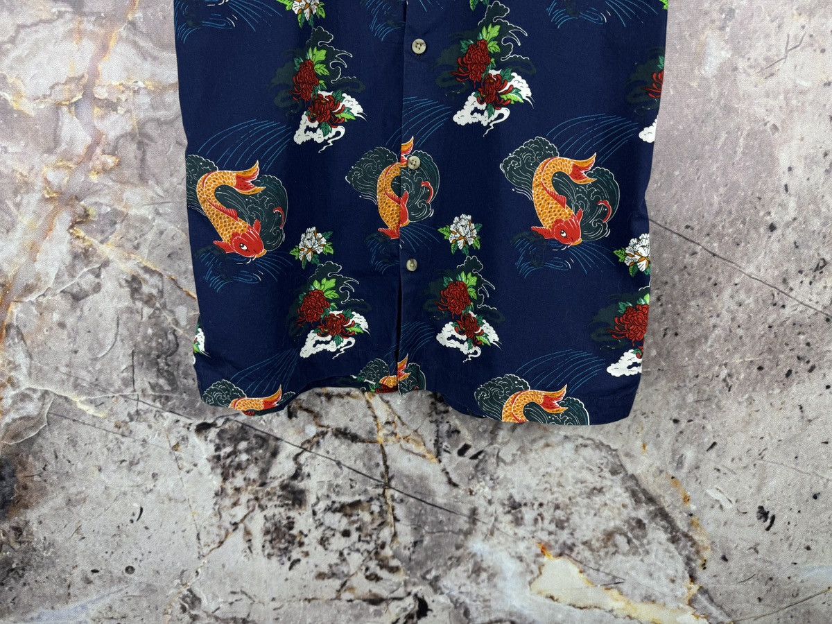 Other Porter + Ash Koi Fish Hawaiian Shirt Short Sleeve Button Up Size US M / EU 48-50 / 2 - 4 Thumbnail