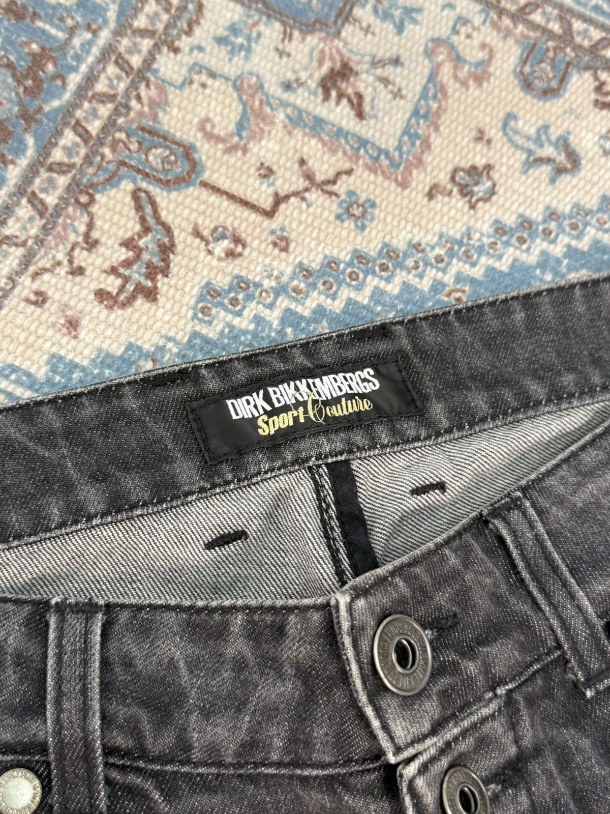 Dirk Bikkembergs Dirk Bikkembergs Sport Couture Biker Jeans Denim Pants Size US 32 / EU 48 - 5 Thumbnail