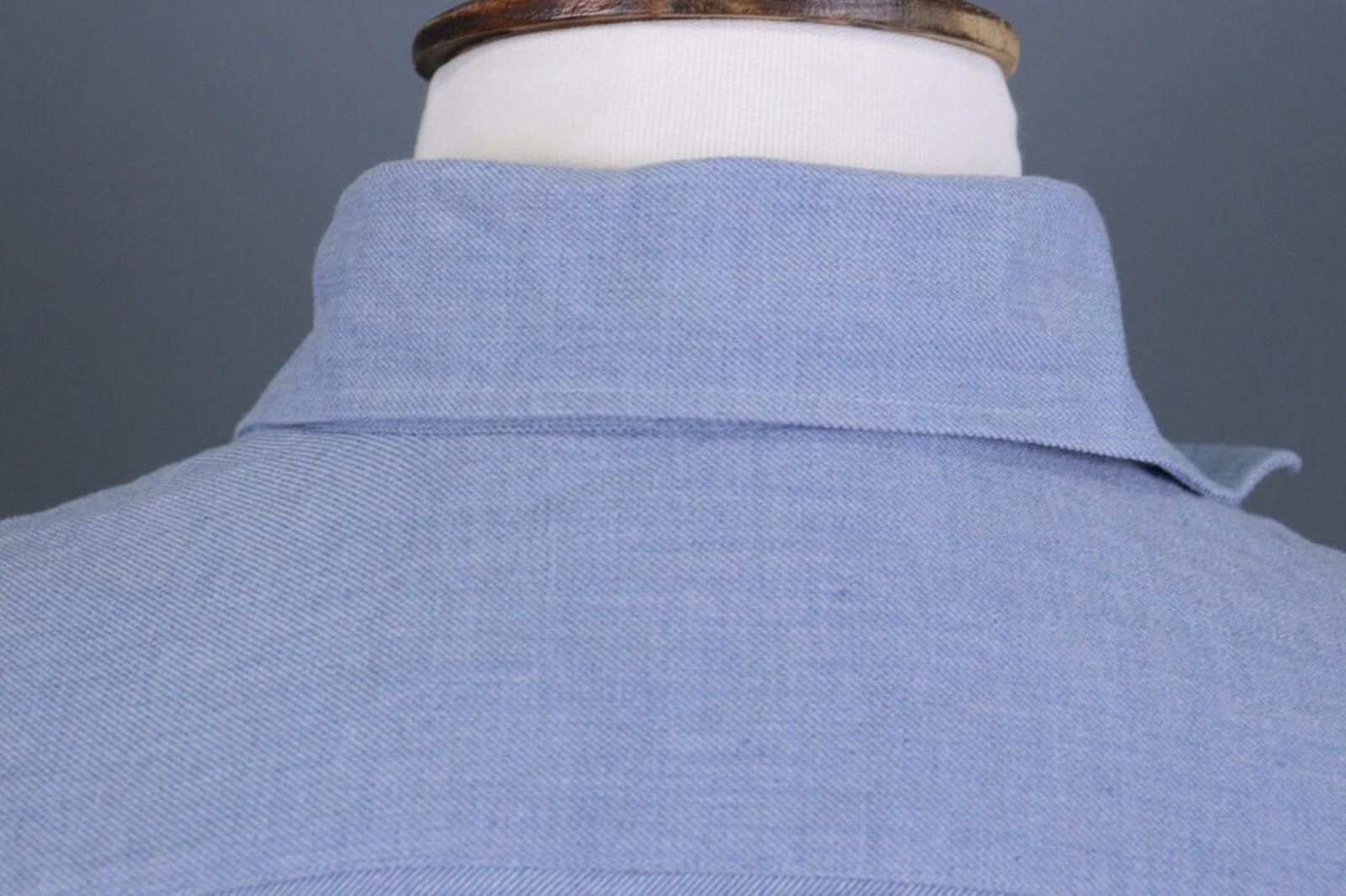 Corneliani Corneliani ID Blue Button Down Long Sleeve Shirt Size 39 Size US M / EU 48-50 / 2 - 11 Thumbnail