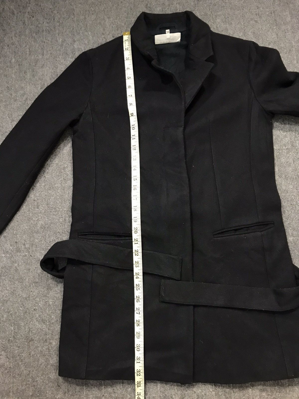 Designer × Maison Margiela Maison Martin Margiela MM6 Thick Wool Trench Coat Jacket Size US S / EU 44-46 / 1 - 12 Thumbnail